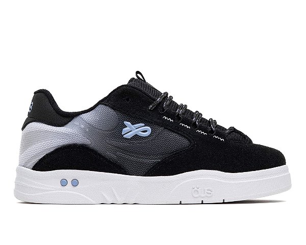 TÊNIS OUS FLUENTE GTX PRETO BRANCO DEGRADE ESSENCIAL