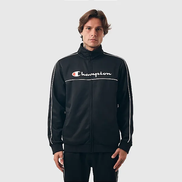 TRACKSUIT CHAMPION ACTIVE CONTRAST LINE SCRIPT LOGO INK