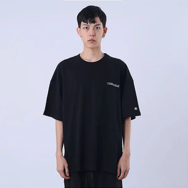 CAMISETA OVERSIZED CHAMPION LIFE CIRCA INK BLACK