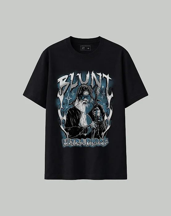 CAMISETA BLUNT PLUS SIZE ULTRAMAGE PRETO