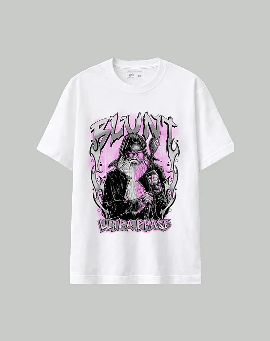 CAMISETA BLUNT PLUS SIZE ULTRAMAGE BRANCO