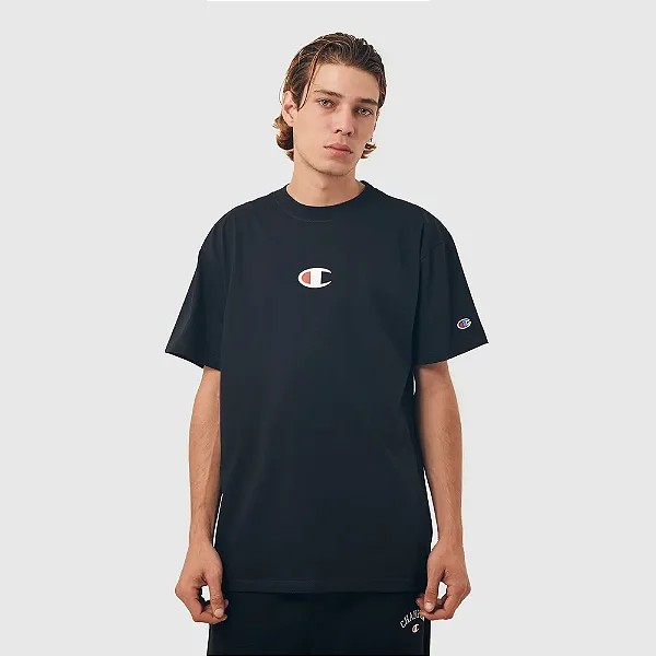 CAMISETA ATHLETIC CHAMPION RUNNING VICTORY BLACK