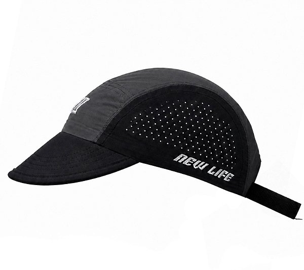 BONÉ 5 PANEL NEW LIFE RUNNER BLACK GRAY
