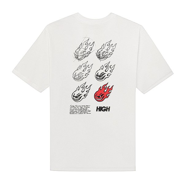 CAMISETA HIGH SKETCH TEE WHITE