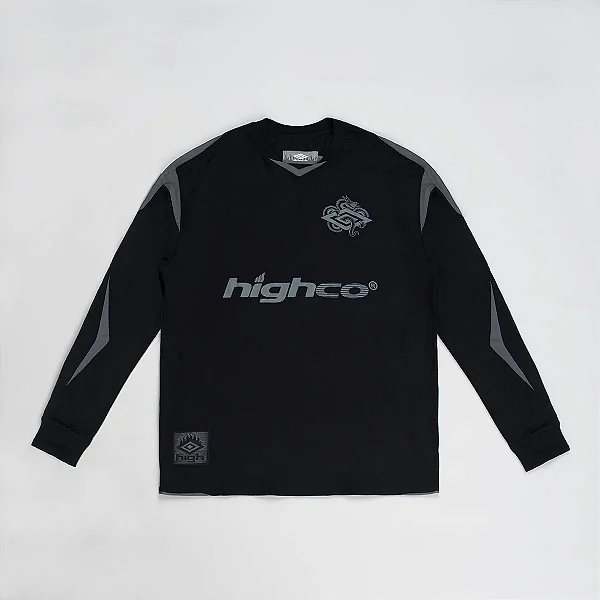 CAMISETA HIGH x UMBRO LONGSLEEVE JERSEY BLACK