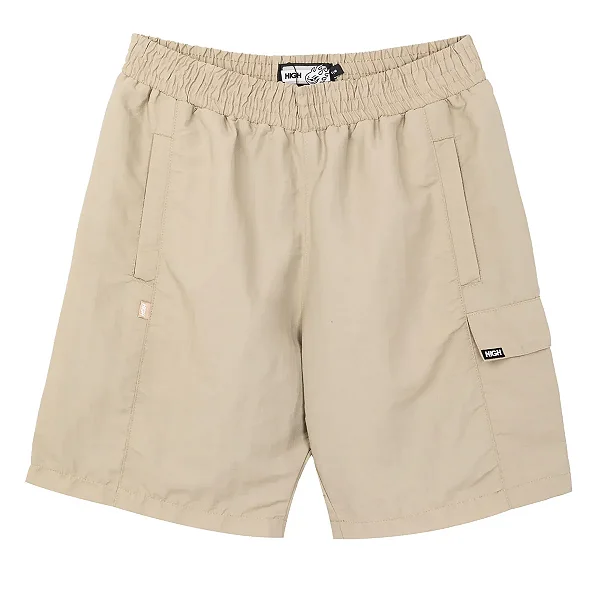SHORTS HIGH ESSENCIAL SPORTSHORTS BEIGE