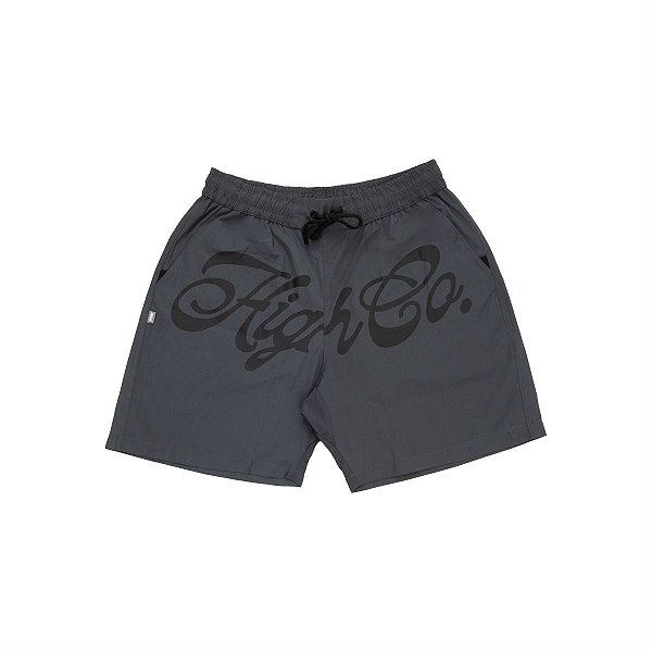 SHORTS HIGH SHORTS SCRIPT GREY