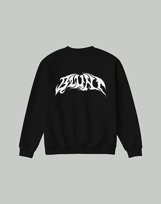 MOLETOM BLUNT CARECA LOGO PRETO