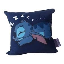 Almofada Fibra Veludo 25X25cm Stitch Just Chill