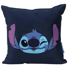 Almofada Fibra Veludo 25X25cm Stitch Oh Yeah
