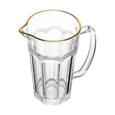 Jarra BELLE EPOQUE c/ Fio de Ouro 750ml Vidro