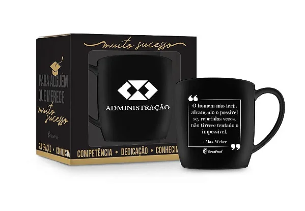 Caneca Porcelana Administração  300ml