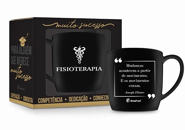 Caneca Porcelana Fisioterapia 300ml