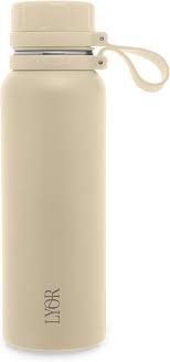 Garrafa Térmica EXPLORER 650ml Bege Aço Inox