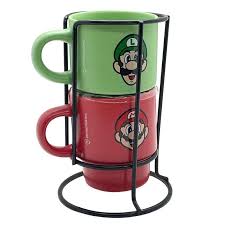 Kit Canecas Empilháveis SUPER MARIO
