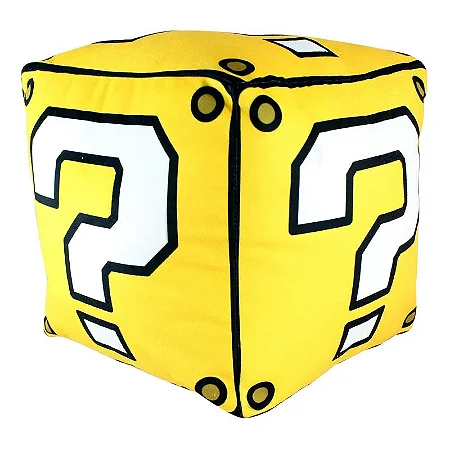 Almofada Fibra Cubo Mario