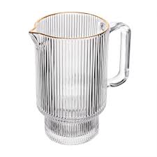 Jarra de Cristal com Fio de Ouro LINES 900ml