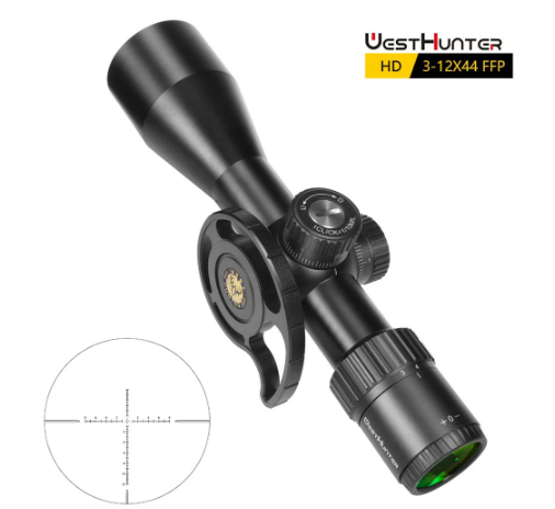 LUNETA WESTHUNTER HD 3-12x44 FFP (MODELO ATUALIZADO)