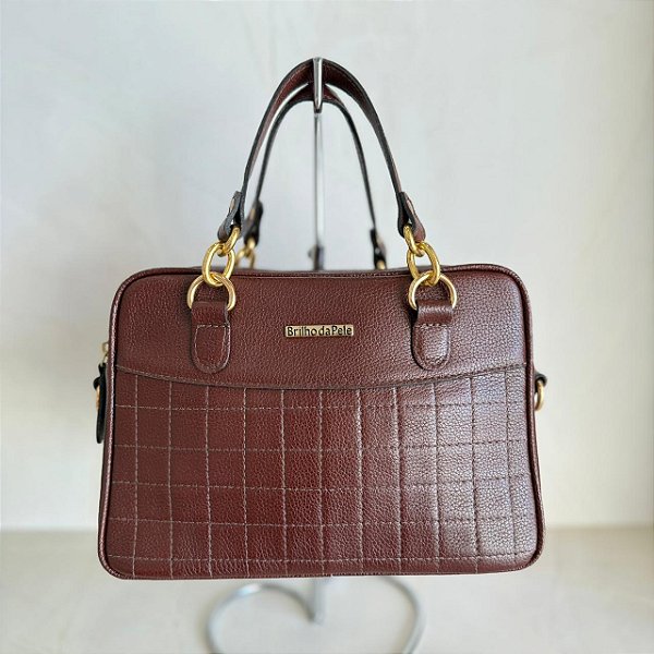 Bolsa em couro legítimo