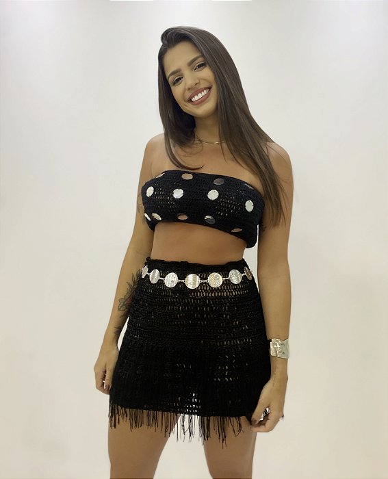 Conjunto crochê Maya