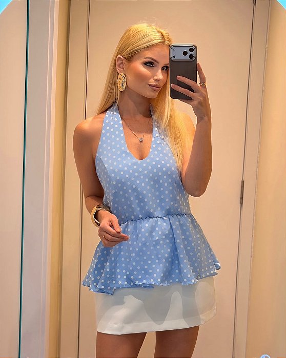 Blusa poá Bia