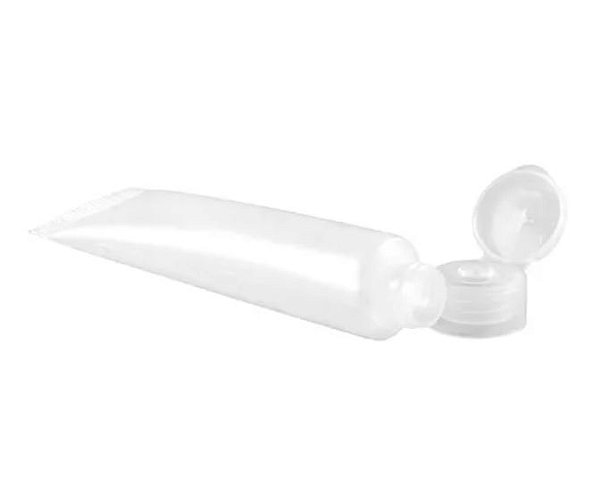 10 Bisnagas Plásticas De 35ml Fina Para Álcool Gel