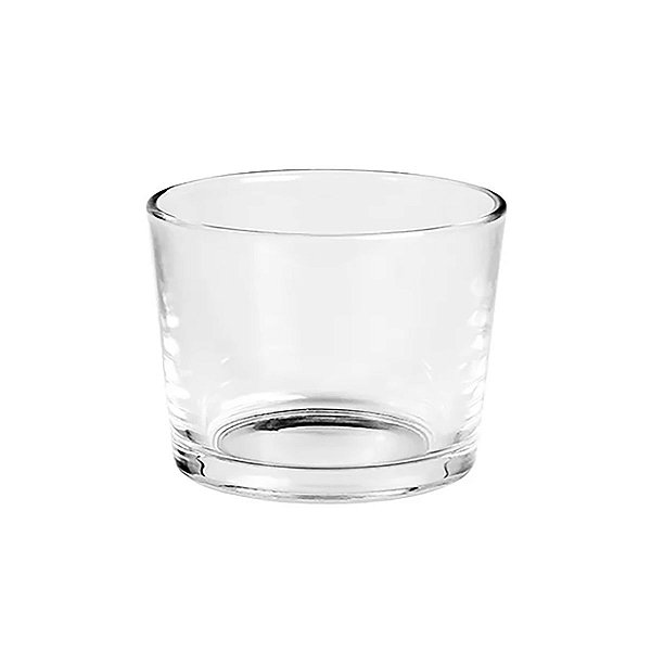 Porta velas de Vidro copo para Velas 200 ml Baixo (5 unid)