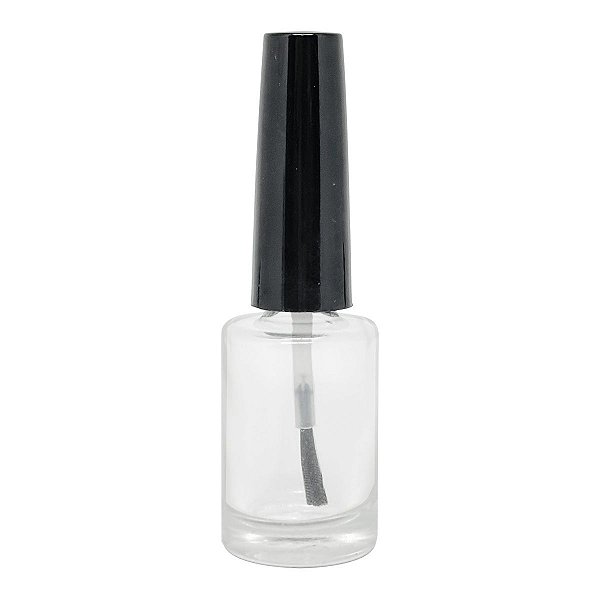 Frasco de Vidro para Esmalte Vazio 10 ml com pincel (10 unid)