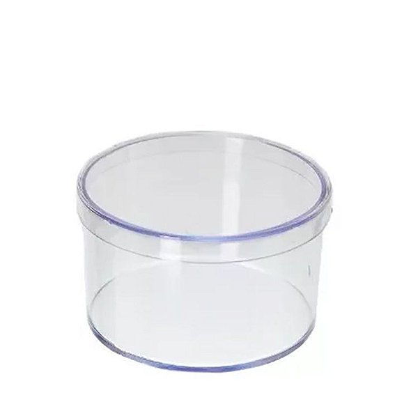 Caixinha de Acrílico Redonda kit com 6 unid
