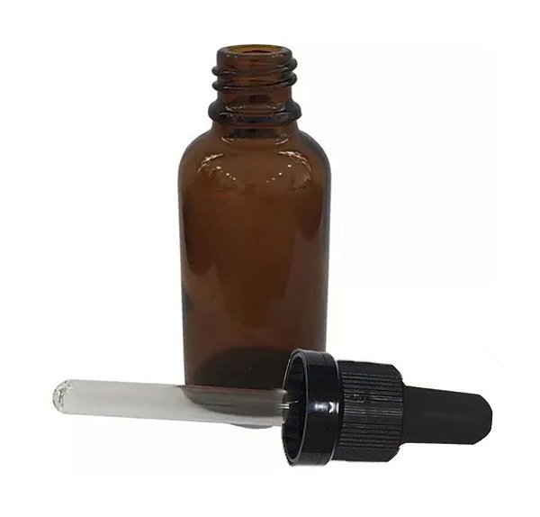 Vidro Âmbar de 10 ml conta gotas kit com 10 unid