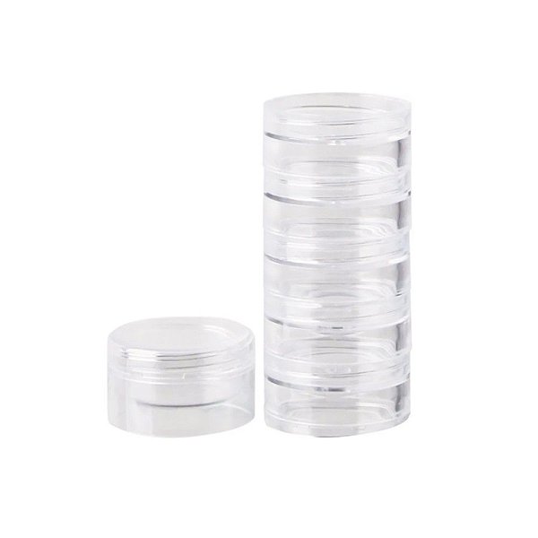 Potinho Cristal para amostra de creme 4 ml pct com 10 unid