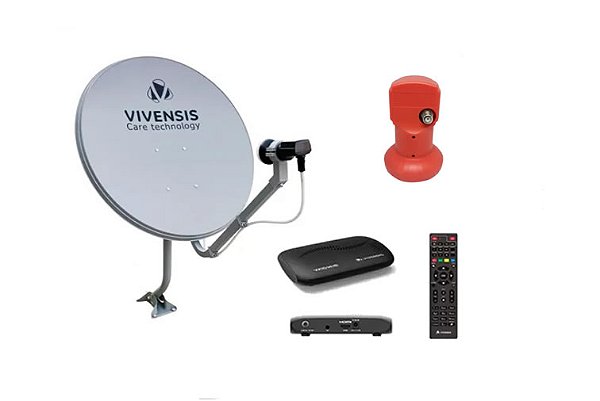 10 Kits Antena 60cm Vivensis