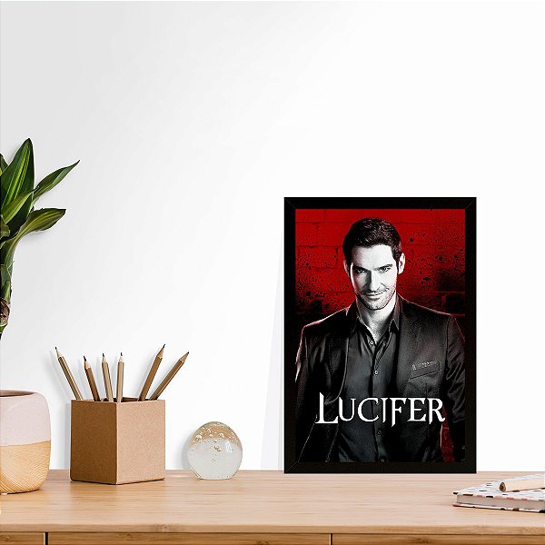 Placa Decorativa Lucifer Dark