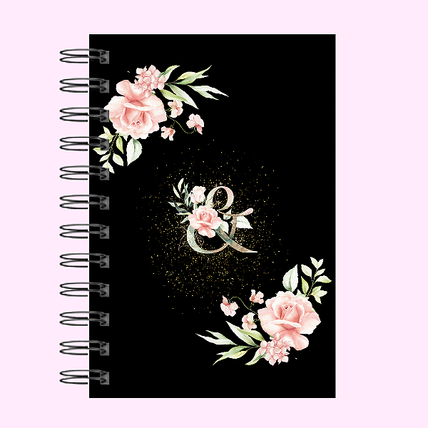 Alfabeto Floral Escuro