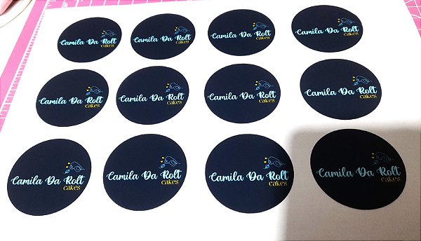 Adesivos personalizados 5x5