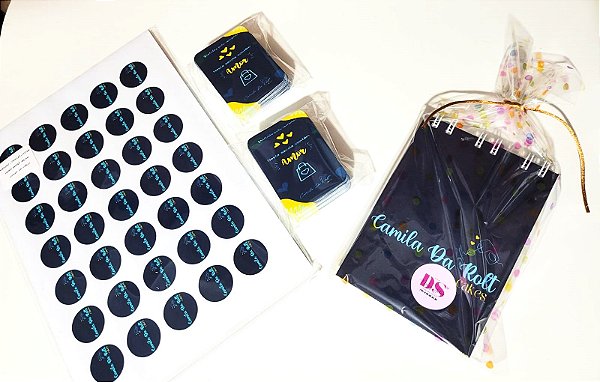 Tag de agradecimento personalizados 8x6