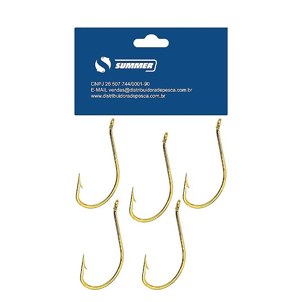 Anzol Maruseigo Gold Nº26 Cartela 5pçs Summer