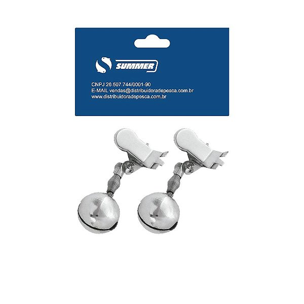 Sino-Guizo-Sinete Para Vara de Pesca Cartela 2pçs Summer