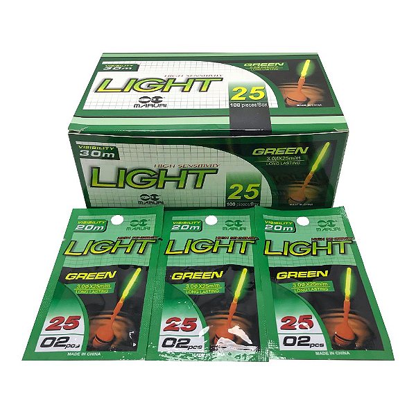 Luz Química  Star Light 3.0 - 25mm Caixa 50 Cartelas Maruri