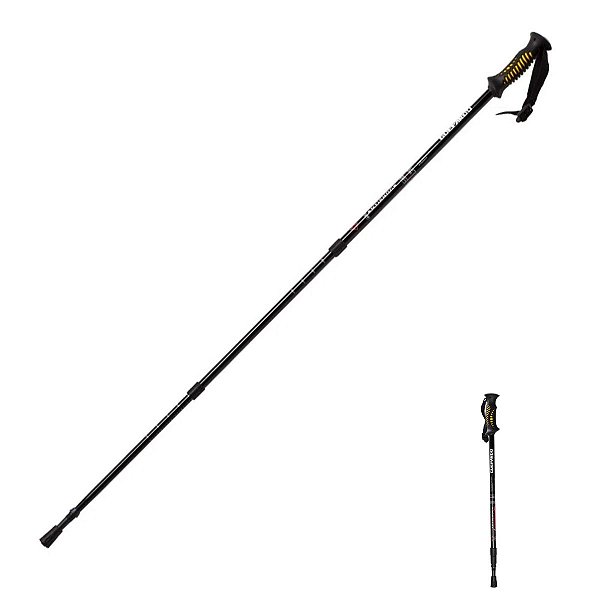 Bastão Caminhada Alum. Ajustável Trekking Antishock Guepardo