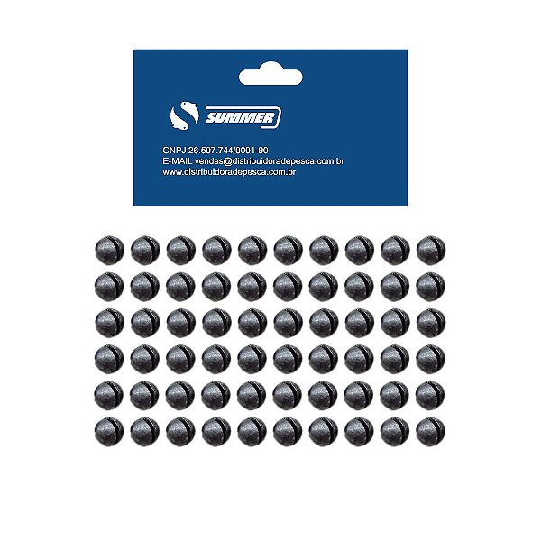 Chumbada de Pesca P/ Lambari Ervilha 0,5gr Cart.60pçs Summer