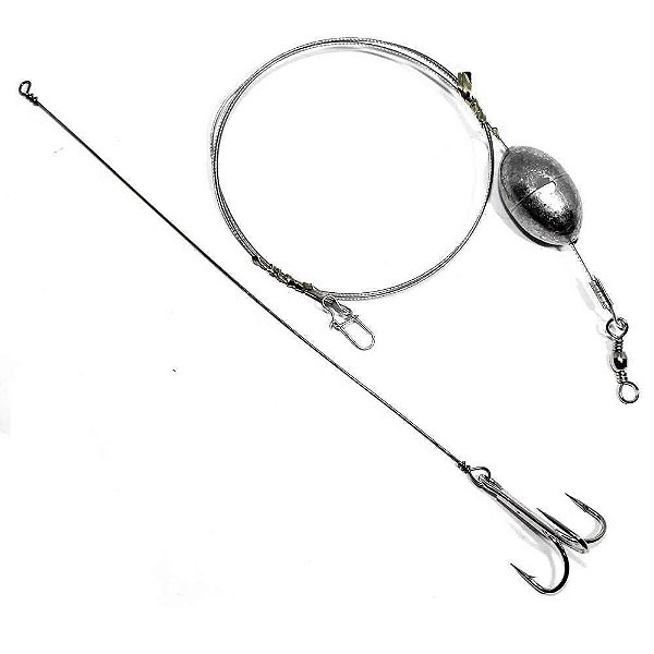 Chicote Para Pesca De Espada Com Isca De Sardinha Cartela 1pç Summer