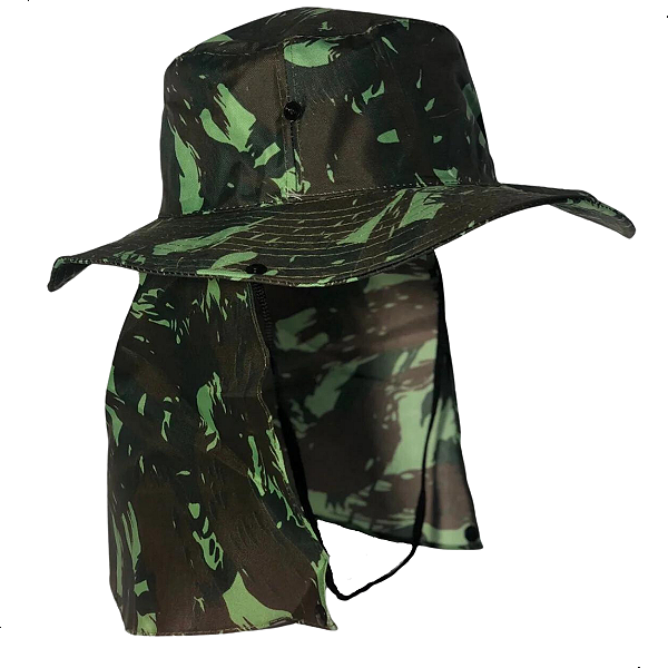 Chapeu Australiano Pescador Com Proteção de Pescoço - Summer