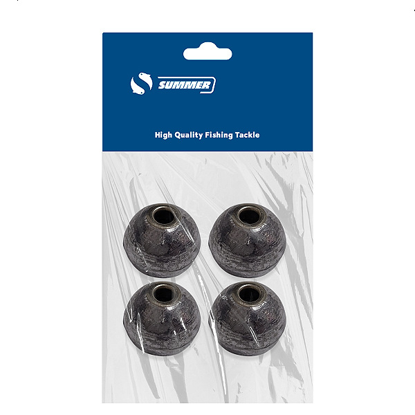 Chumbada Bola Vazada Para Carpa Cabeçuda 30g 4pç Cartela Summer