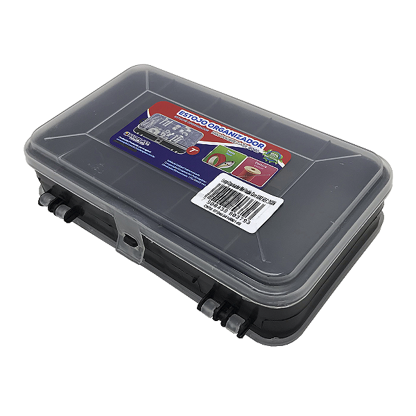 50pçs Estojo Para Pesca Organizador 8002 Duplo Arqplast