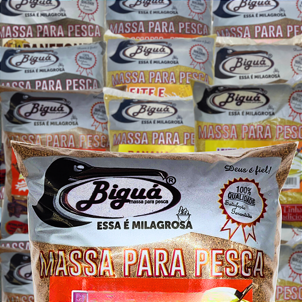 5pçs Massa em Pó 500g Bigua - Escolha os Sabores