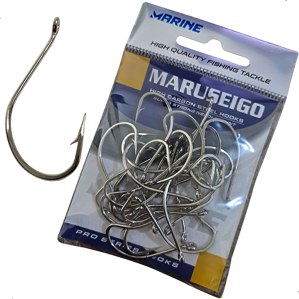 Anzol Maruseigo Nickel Cartela - Marine Sports