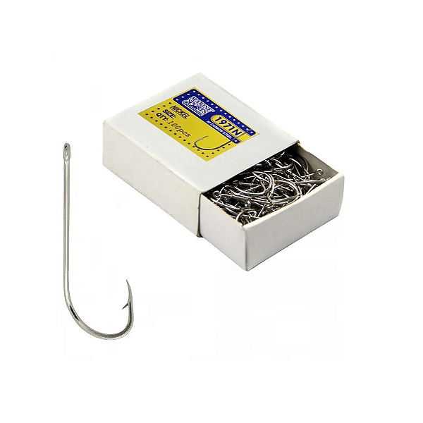 Anzol 1971N Nickel Caixa - Marine Sports