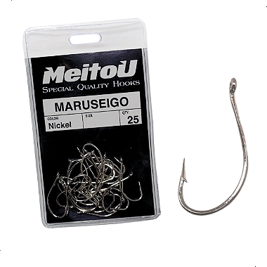 Anzol Meitou Maruseigo Cartela 25pçs