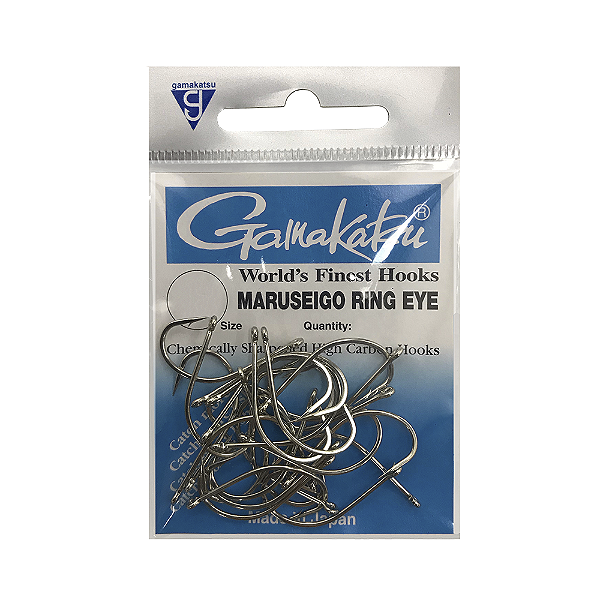 Anzol Maruseigo Ring Eye Tradicional Cart.25pçs Gamakatsu